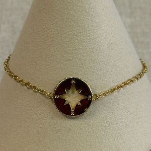 Kate Spade Gold Compass Star Dainty Bracelet